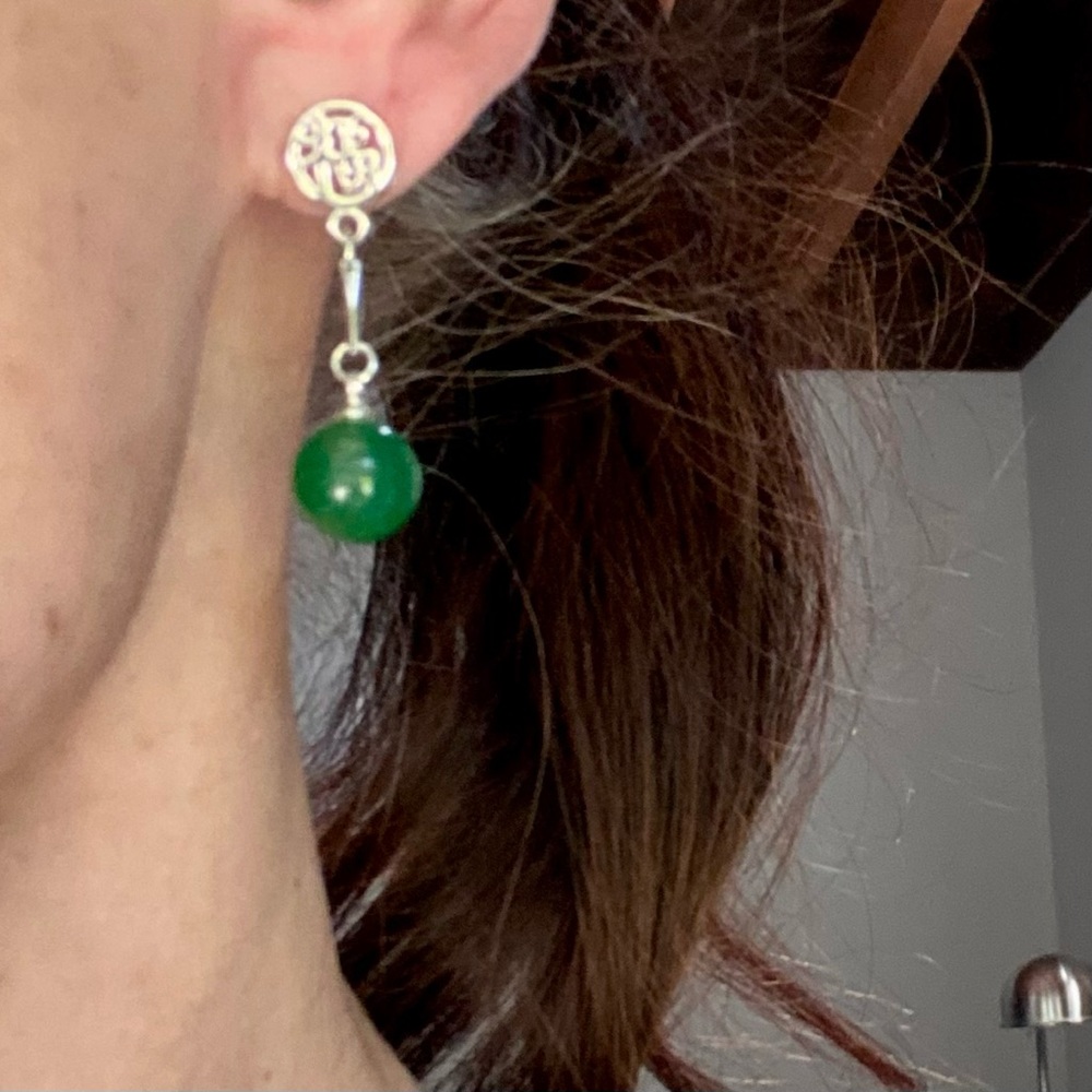 Jade Earrings - image 4